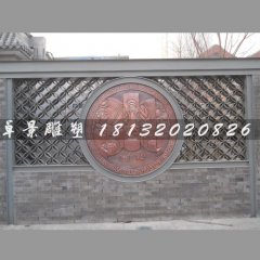 北京湖广会馆铜浮雕