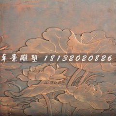 锻造荷叶雕塑，铜荷叶雕塑