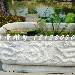 石雕花盆，石头花盆