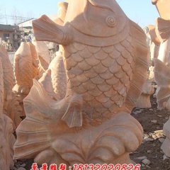 石雕鱼，石头鱼石雕