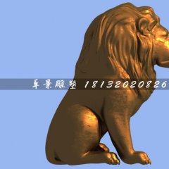 欧式铜狮子，铸铜狮子雕塑