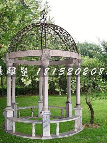 石头凉亭，石雕凉亭