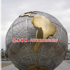 不锈钢地球雕塑