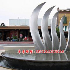 不锈钢翅膀雕塑，不锈钢广场雕塑