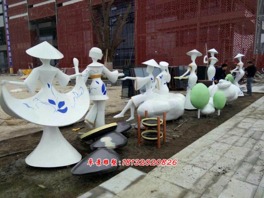 不锈钢人物雕塑，不锈钢人雕塑 (2)