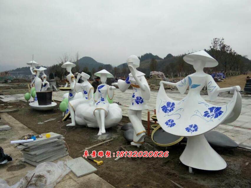 不锈钢人物雕塑，不锈钢人雕塑
