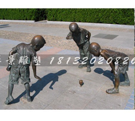 人物铜雕，公园小品铜雕 (7)