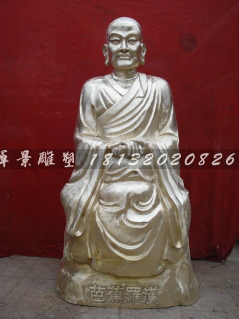 十八罗汉铜雕，铸铜十八罗汉雕塑 (8)
