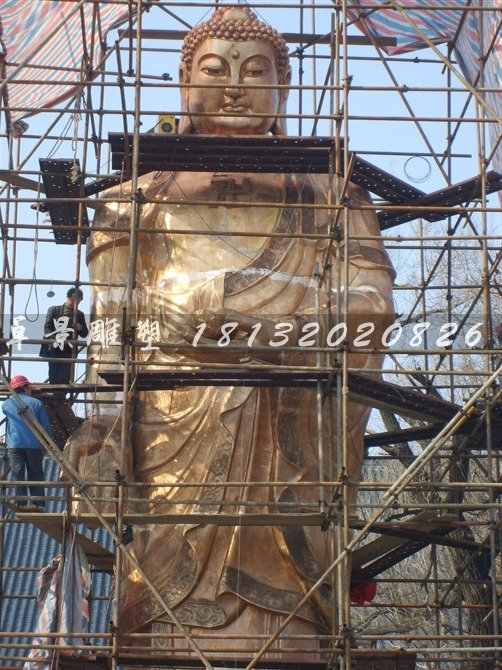如来佛祖铜雕，大型如来佛祖铜雕 (2)