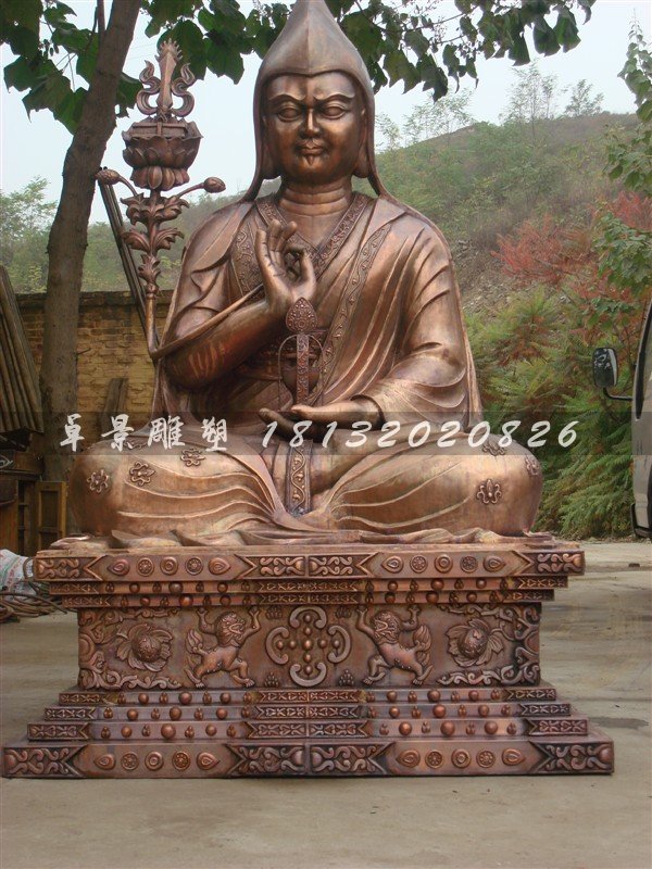 西藏佛铜雕，铸铜西藏佛雕塑