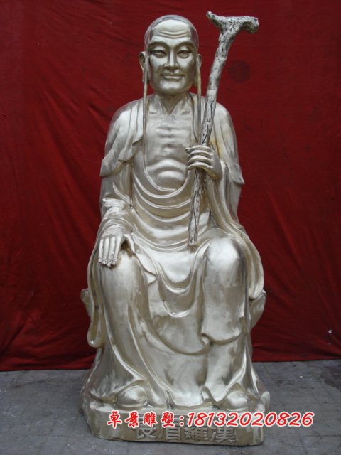 十八罗汉铜雕，铸铜十八罗汉雕塑 (1)