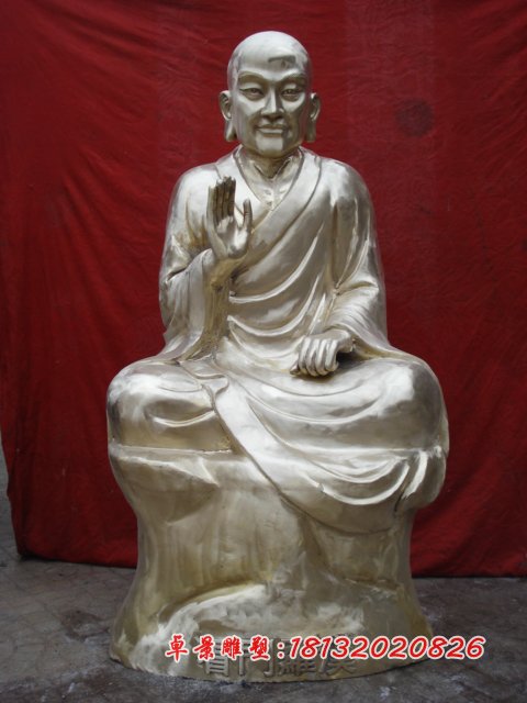 十八罗汉铜雕，铸铜十八罗汉雕塑 (5)