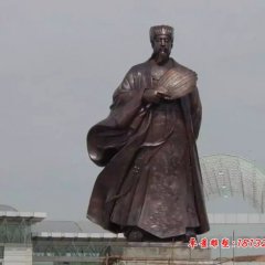 诸葛亮铜雕，人物铜雕