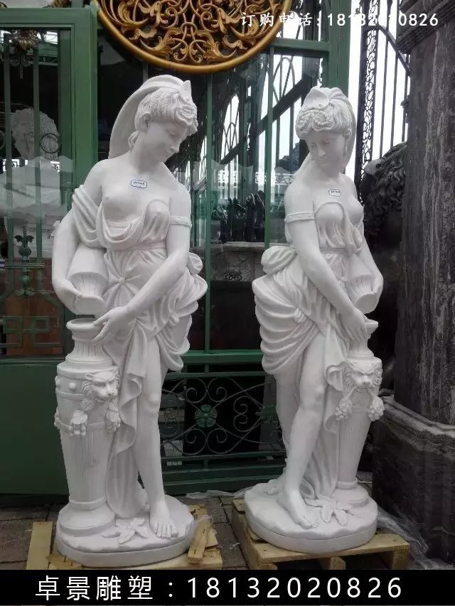 西方人物石雕，西方美女石雕 (4)