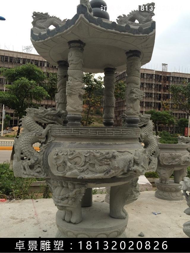 石香炉，仿古石香炉