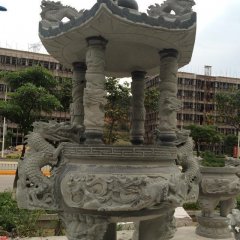 石香炉，仿古石香炉