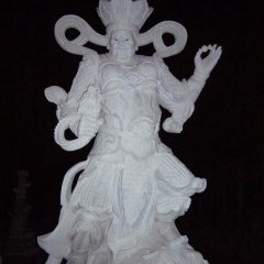 四大天王石雕，汉白玉四大天王雕塑