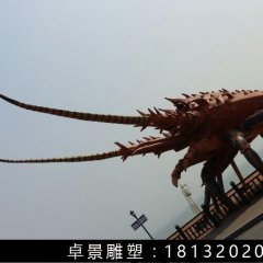 玻璃钢龙虾雕塑，仿真龙虾雕塑