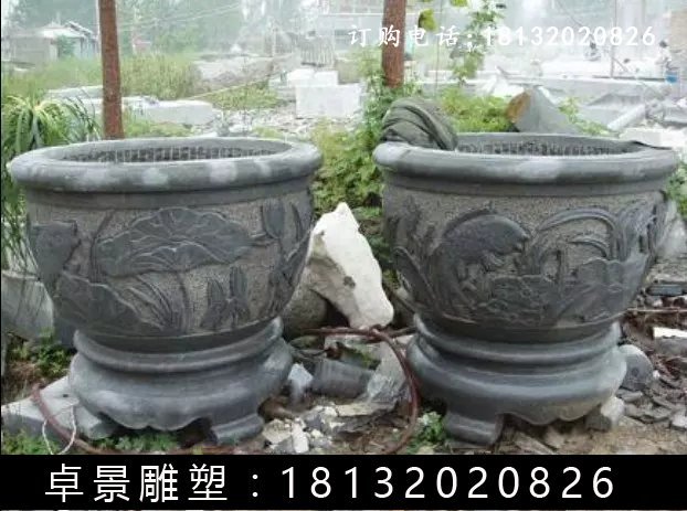 石水缸，仿古石水缸 (5)