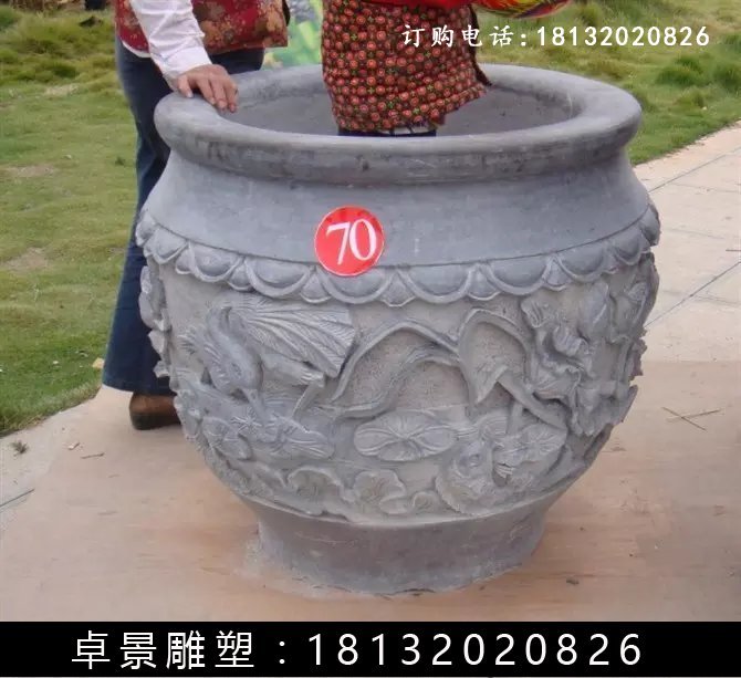 石水缸，仿古石水缸 (8)