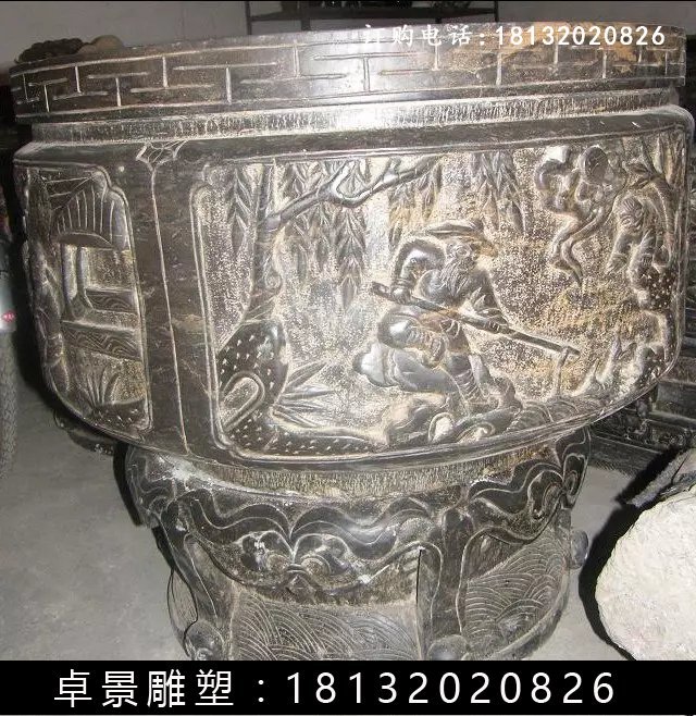 石水缸，仿古石水缸 (7)