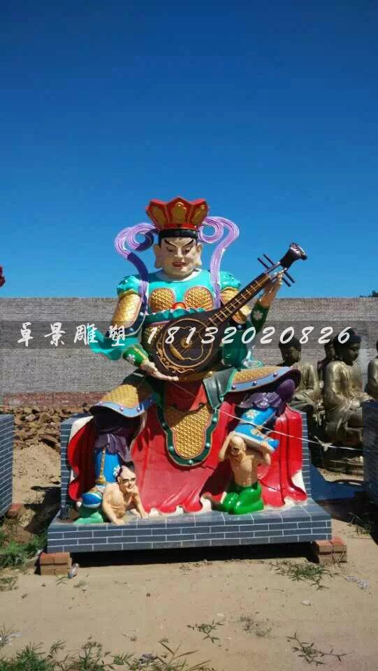 玻璃钢四大天王雕塑，玻璃钢神仙雕塑 (1)