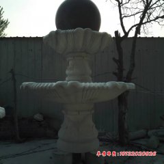 风水球石雕，两层风水球雕塑