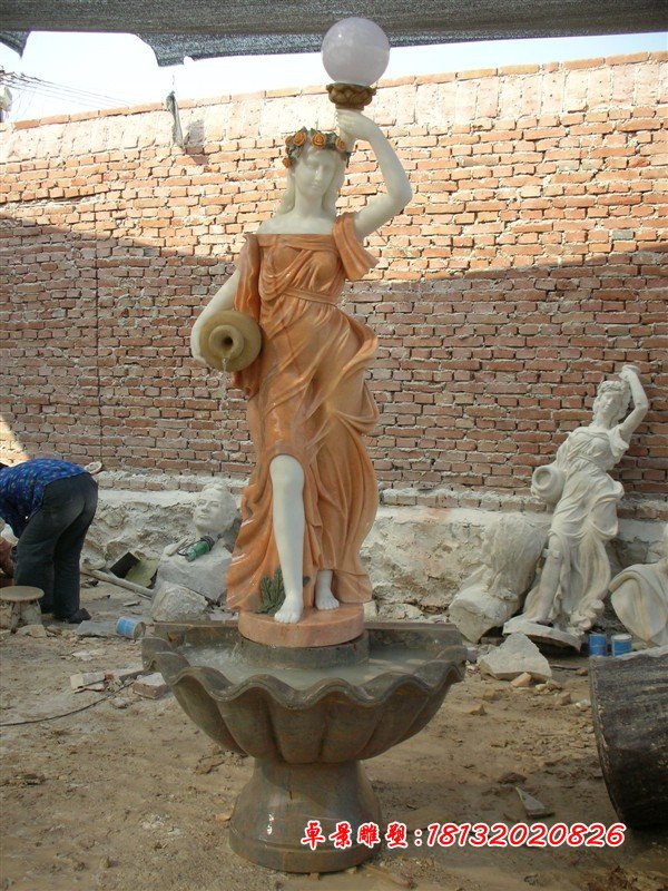 阳光女神喷泉，人物喷泉