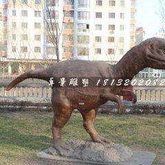 玻璃钢恐龙雕塑，玻璃钢公园动物雕塑