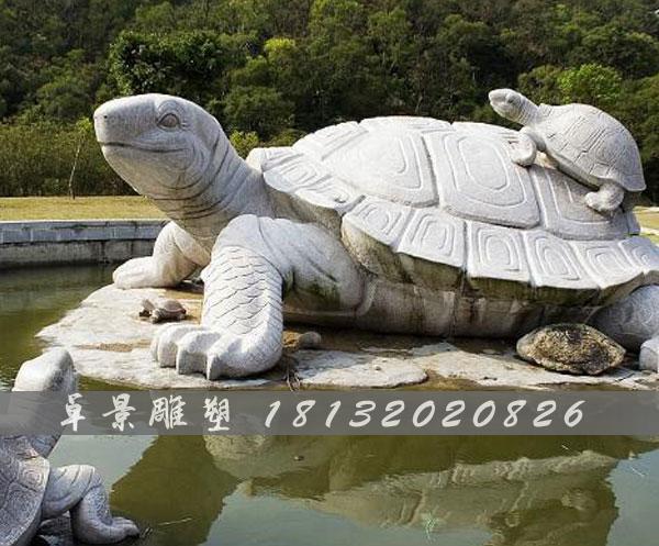 乌龟石雕，汉白玉乌龟雕塑