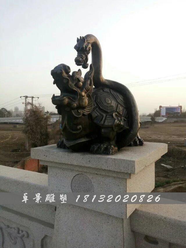 龙龟铜雕，铸铜龙龟雕塑 (1)