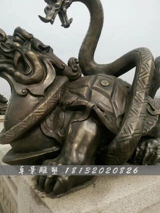 龙龟铜雕，铸铜龙龟雕塑 (4)
