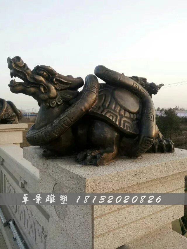 龙龟铜雕，铸铜龙龟雕塑 (2)