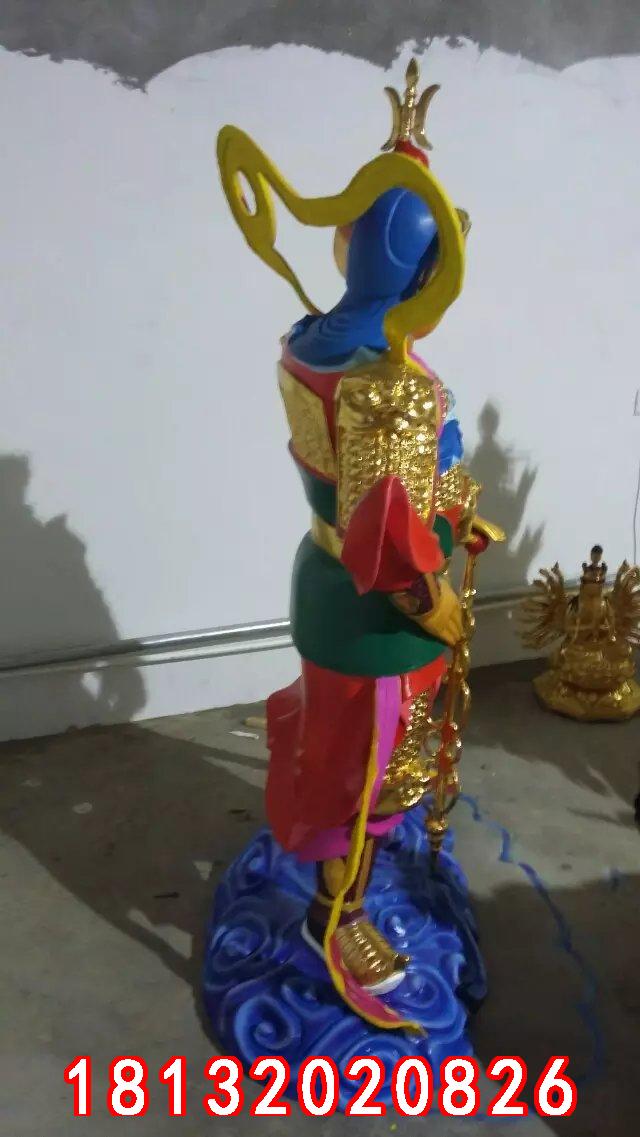 玻璃钢韦佗雕塑，玻璃钢韦佗护法雕塑 (4)