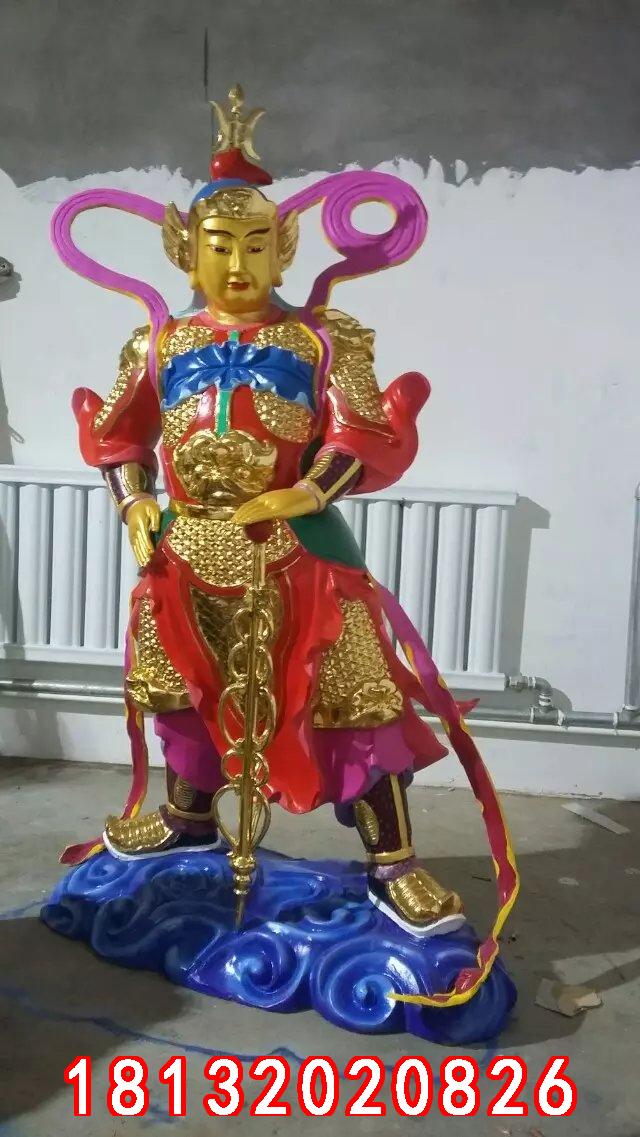玻璃钢韦佗雕塑，玻璃钢韦佗护法雕塑 (5)