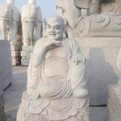 十八罗汉石雕，汉白玉十八罗汉雕塑