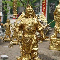 关公铜雕，铸铜关公雕塑