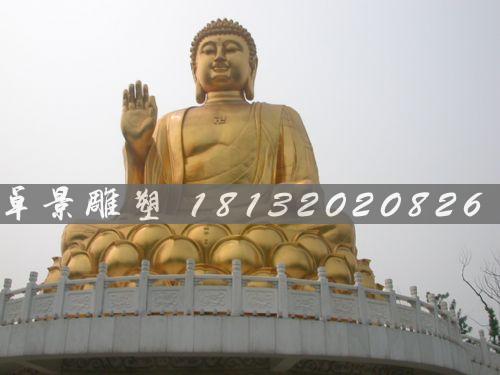 如来佛祖铜雕，铸铜如来佛雕塑