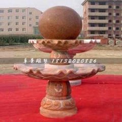 石头风水球，石雕风水球雕塑