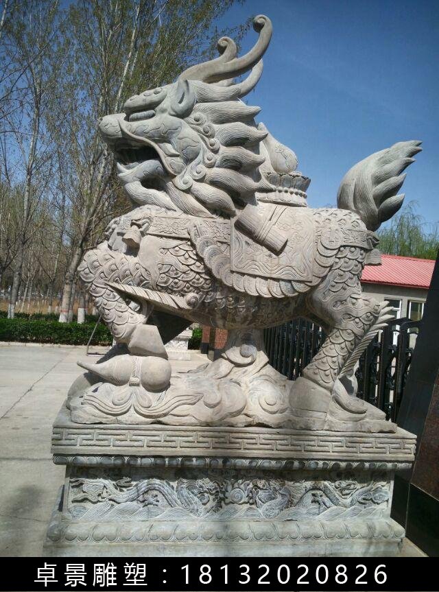 麒麟石雕，仿古麒麟石雕 (1)