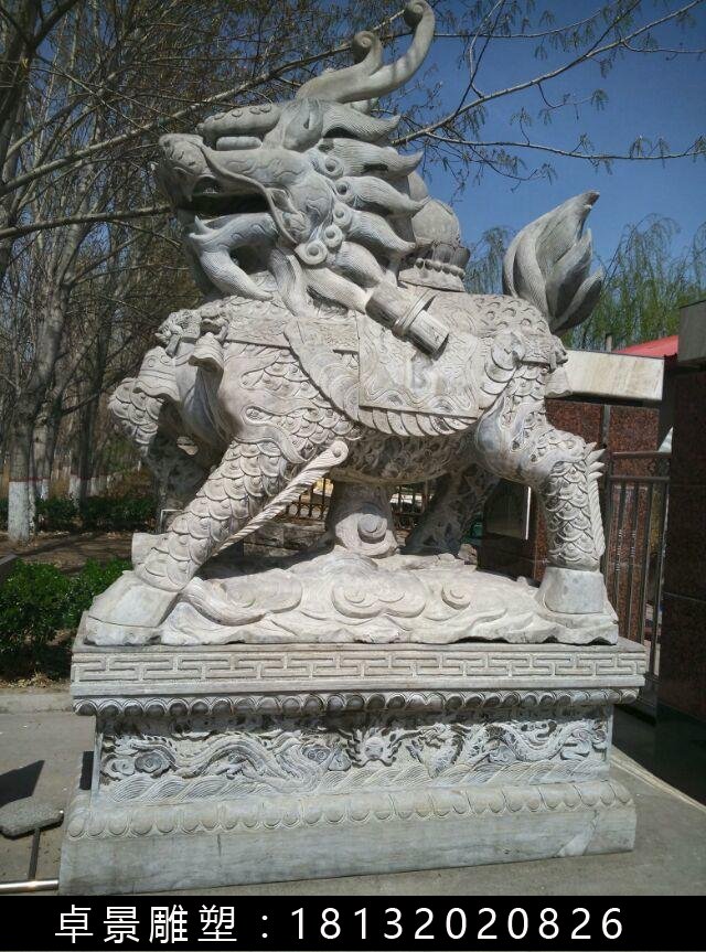 麒麟石雕，仿古麒麟石雕 (2)