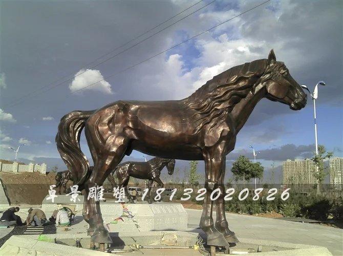 铜马雕塑，铜骏马雕塑 (2)