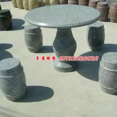 大理石桌子雕塑，大理石桌凳雕塑