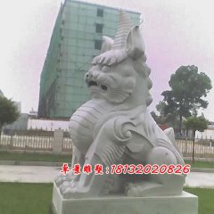 独角兽石雕，法院独角兽雕塑