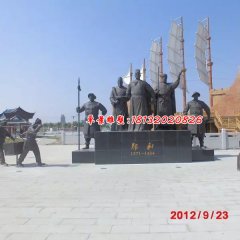 郑和铜雕，郑和下西洋铜雕