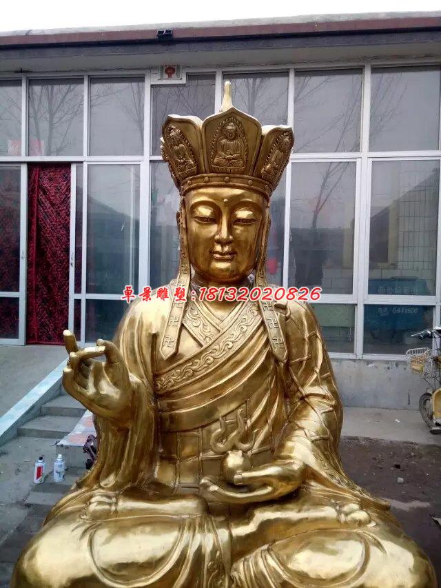 地藏王菩萨铜雕，铸铜地藏王菩萨雕塑 (1)