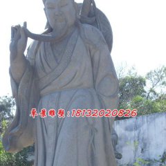 吕洞宾石雕，石雕八仙雕塑