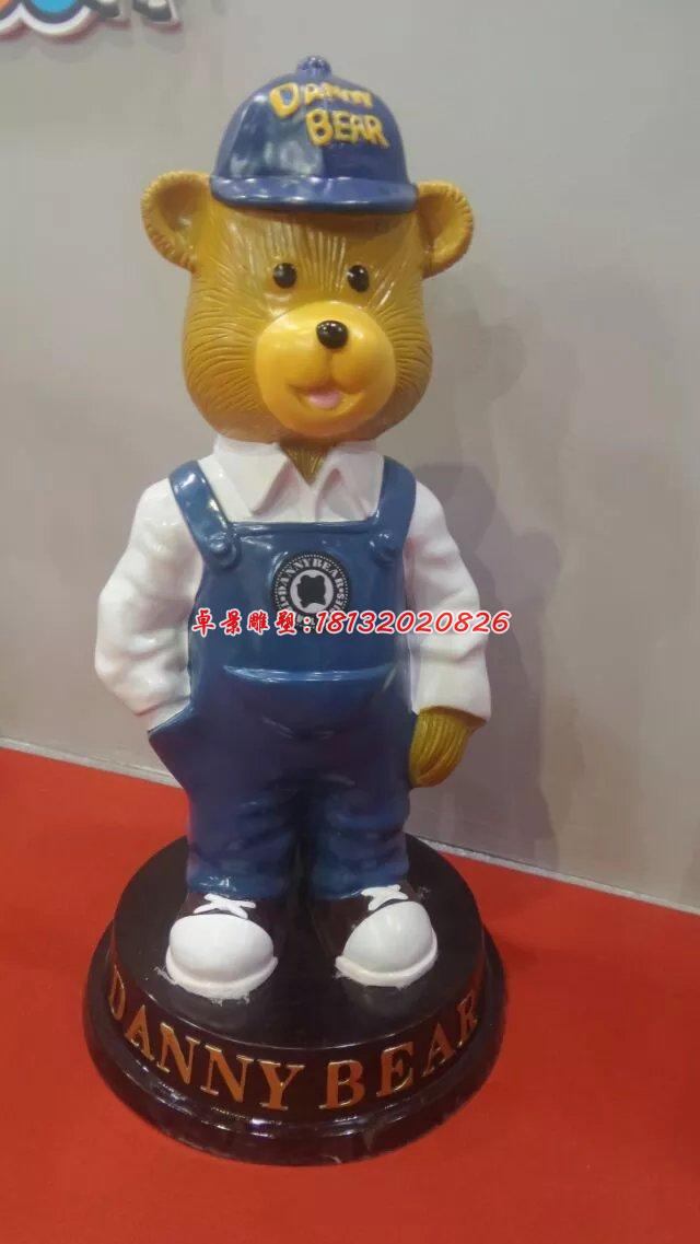 玻璃钢小熊雕塑，卡通动物雕塑 (4)