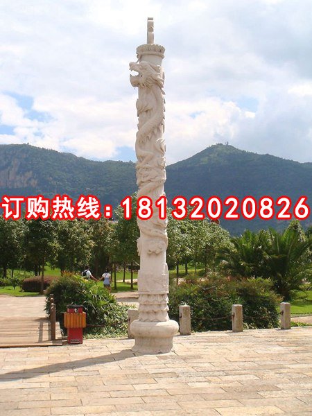 龙柱，盘龙柱，广场龙柱石雕