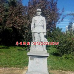 革命烈士雕塑，广场英雄石雕